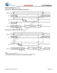 CY7C1059DV33-10BAXI Datasheet Page 6