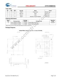 CY7C1059DV33-10BAXI Datasheet Page 7