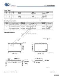 CY7C1059DV33-12ZSXIT Datasheet Page 8