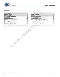 CY7C1061GN30-10BVXIT Datasheet Page 2