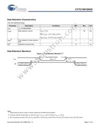 CY7C1061GN30-10BVXIT Datasheet Page 7