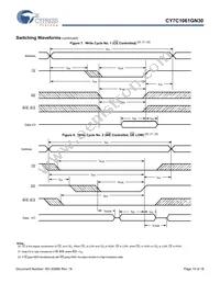 CY7C1061GN30-10BVXIT Datasheet Page 10