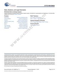 CY7C1061GN30-10BVXIT Datasheet Page 18