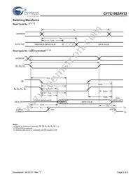 CY7C1062AV33-10BGIT Datasheet Page 5