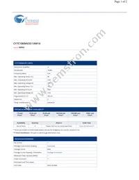 CY7C1069AV33-1XW14 Datasheet Cover