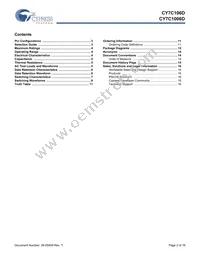 CY7C106D-10VXIT Datasheet Page 2