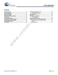 CY7C1081DV33-12BAXI Datasheet Page 2