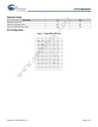 CY7C1081DV33-12BAXI Datasheet Page 3