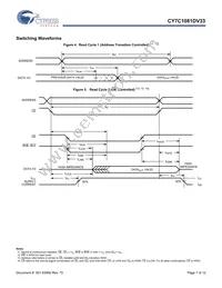 CY7C1081DV33-12BAXI Datasheet Page 7