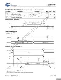 CY7C109B-15ZXCT Datasheet Page 4