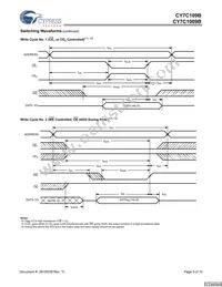 CY7C109B-15ZXCT Datasheet Page 5