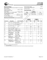 CY7C109B-20VC Datasheet Page 2