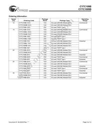 CY7C109B-20VC Datasheet Page 9