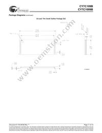 CY7C109B-20VC Datasheet Page 11