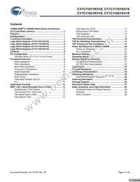 CY7C11651KV18-400BZXC Datasheet Page 4