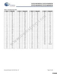 CY7C11651KV18-400BZXC Datasheet Page 19