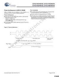 CY7C11651KV18-400BZXC Datasheet Page 20