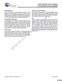 CY7C1165V18-400BZXC Datasheet Page 9