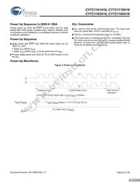 CY7C1165V18-400BZXC Datasheet Page 20