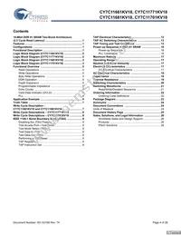 CY7C11681KV18-450BZC Datasheet Page 4
