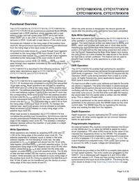 CY7C11681KV18-450BZC Datasheet Page 5