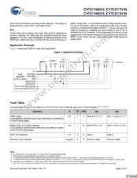 CY7C1170V18-400BZC Datasheet Page 9
