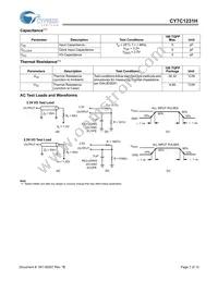 CY7C1231H-133AXC Datasheet Page 7