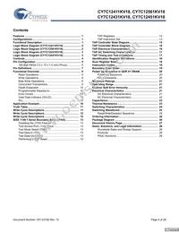 CY7C12451KV18-400BZXC Datasheet Page 4