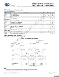 CY7C12451KV18-400BZXC Datasheet Page 17