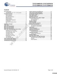 CY7C1250KV18-450BZXC Datasheet Page 4