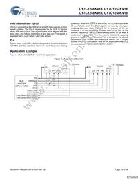 CY7C1250KV18-450BZXC Datasheet Page 10