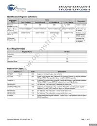 CY7C1250V18-333BZXC Datasheet Page 17