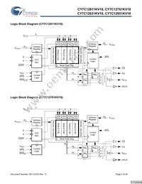 CY7C12631KV18-400BZI Datasheet Page 2