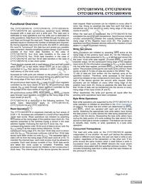 CY7C12631KV18-400BZI Datasheet Page 9