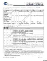 CY7C12631KV18-400BZI Datasheet Page 11