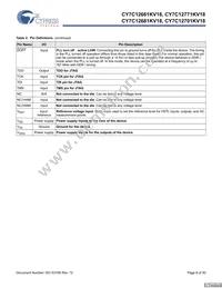 CY7C12681KV18-400BZXC Datasheet Page 8
