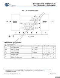 CY7C12681KV18-400BZXC Datasheet Page 16