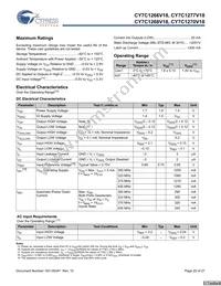 CY7C1268V18-400BZXC Datasheet Page 20