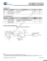 CY7C1268V18-400BZXC Datasheet Page 21