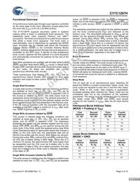 CY7C1297H-133AXC Datasheet Page 4