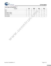 CY7C1297H-133AXC Datasheet Page 6