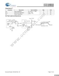 CY7C1305BV25-167BZCT Datasheet Page 17