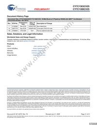 CY7C1306CV25-167BZC Datasheet Page 21