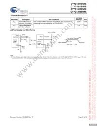 CY7C1315BV18-250BZC Datasheet Page 21