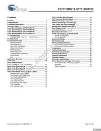CY7C1318BV18-250BZC Datasheet Page 4