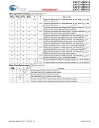 CY7C1318CV18-278BZXC Datasheet Page 11