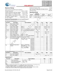 CY7C1318CV18-278BZXC Datasheet Page 20