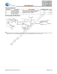 CY7C1318CV18-278BZXC Datasheet Page 21