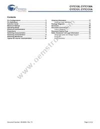 CY7C131A-15JXI Datasheet Page 2