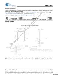 CY7C1334H-166AXC Datasheet Page 12